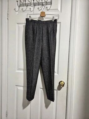 J.CREW Martie Slim Crop Sequim  Herringbone Pants Women's